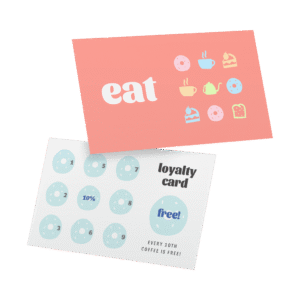 Stamp Card For Restaurant Design