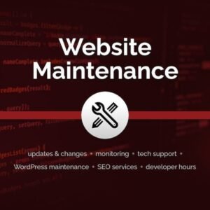 Monthly Website Maintenance Package
